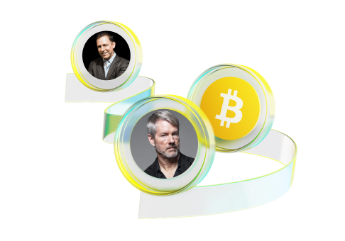 Peter Thiel vs Michael Saylor: Two Billionaires, Two Crypto Treasury Strategies